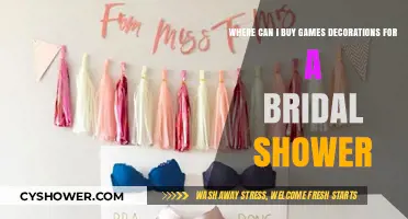 Unique Game-Themed Decorations for Bridal Showers: Top Shopping Spots