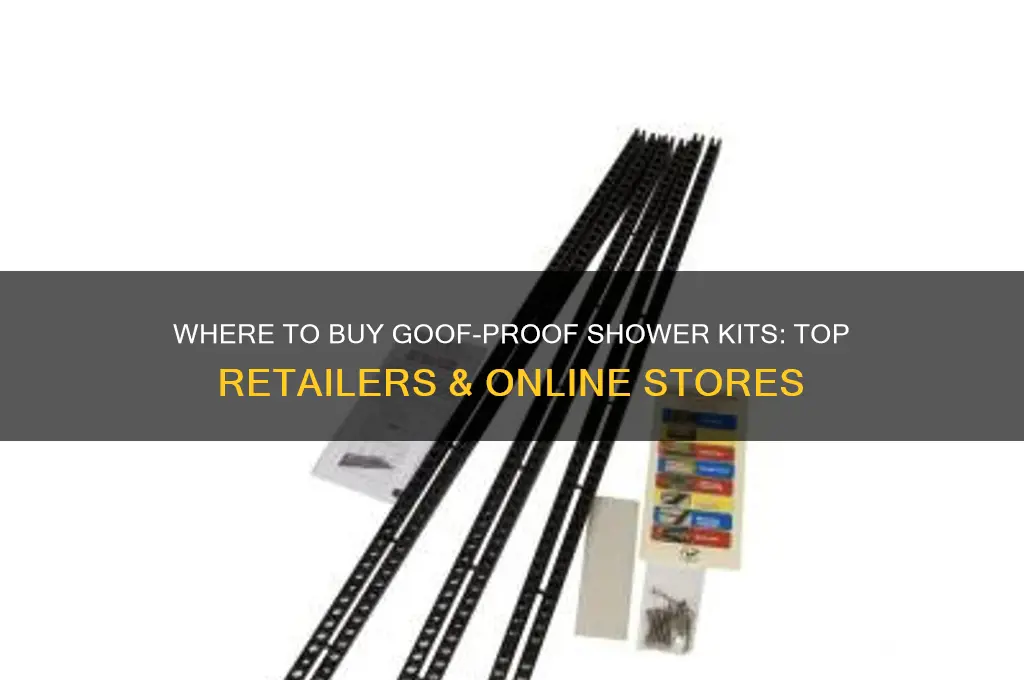 where can i buy goof proof shower kit