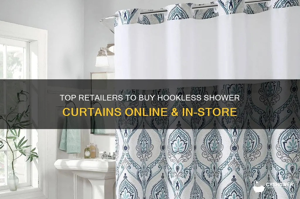 where can i buy hookless shower curtains
