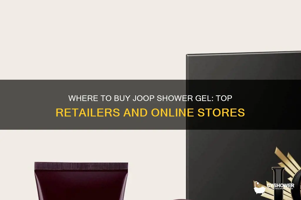 where can i buy joop shower gel