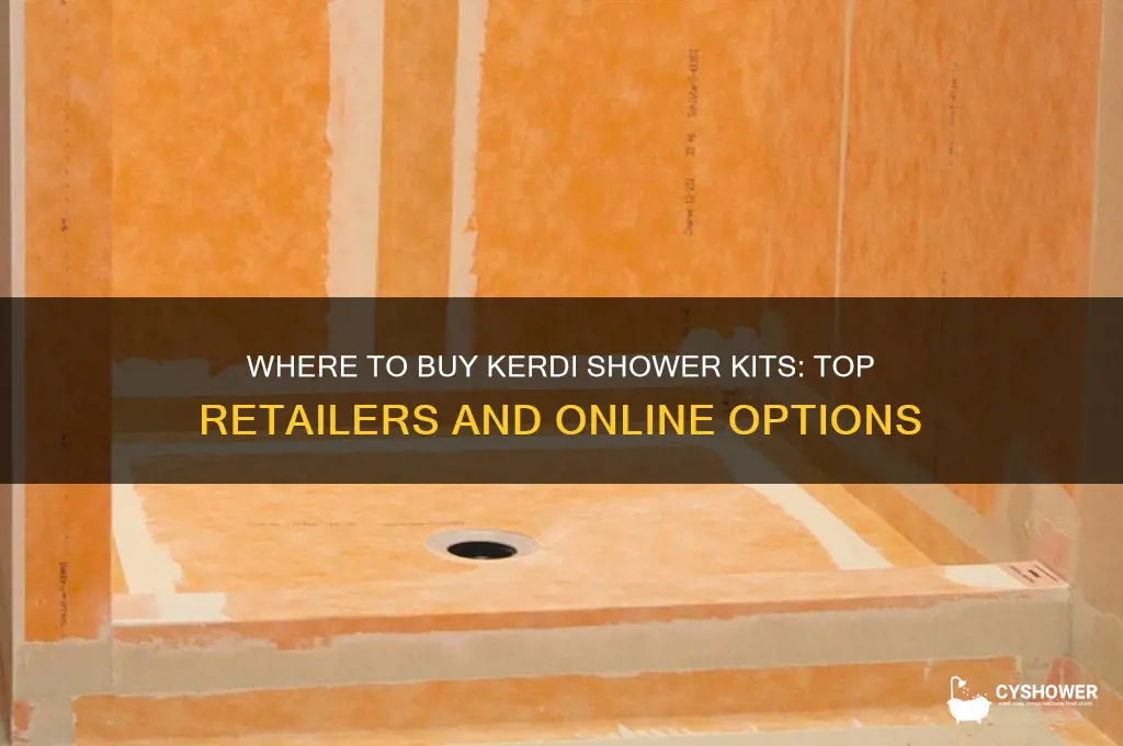 where can i buy kerdi shower kit