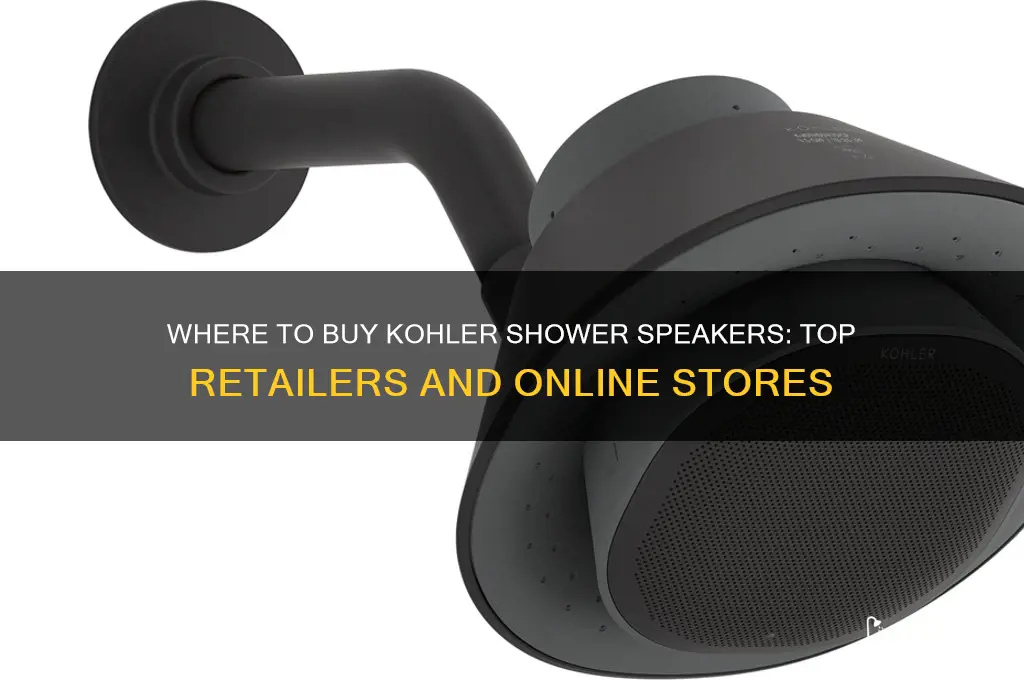 where can i buy kohler shower speaker