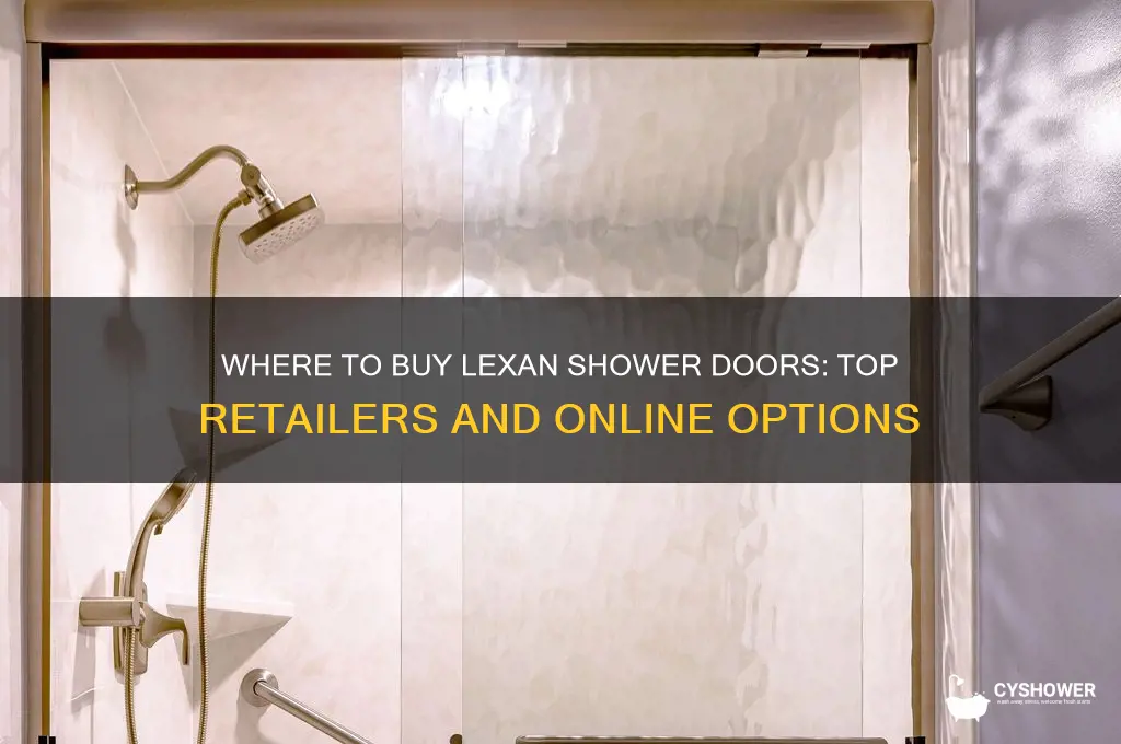 where can i buy lexan shower doors