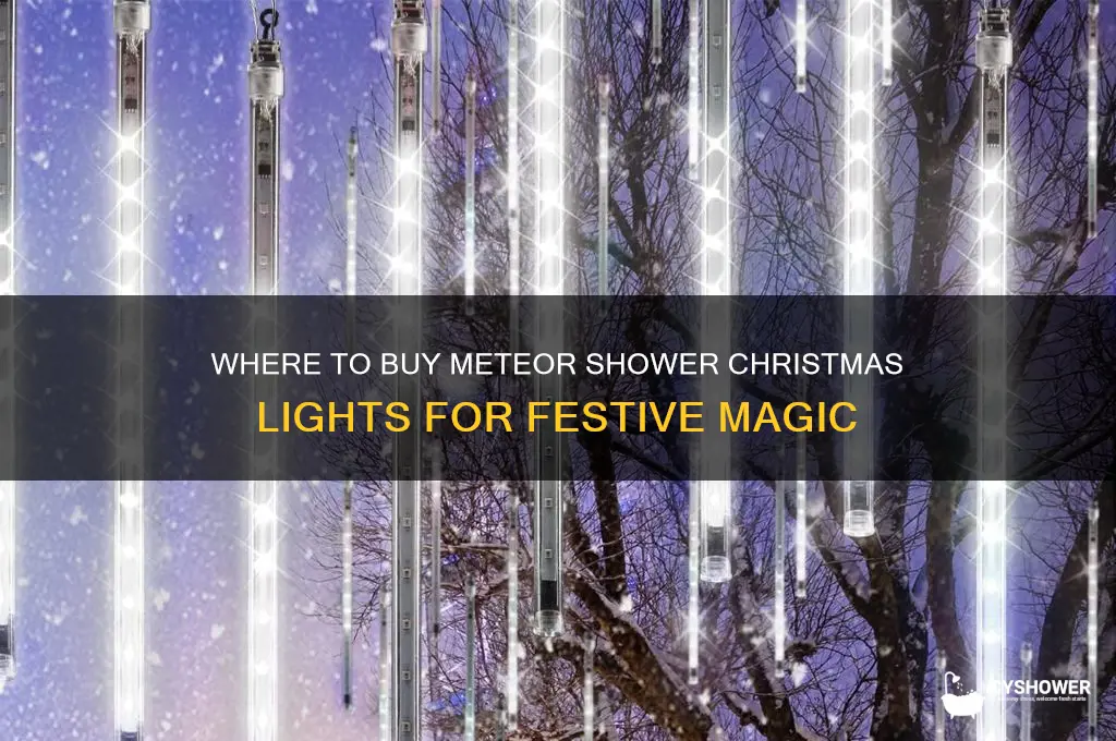 where can i buy meteor shower christmas lights
