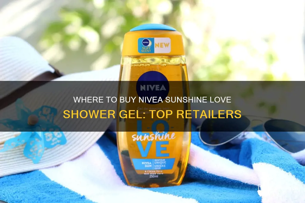 where can i buy nivea sunshine love shower gel