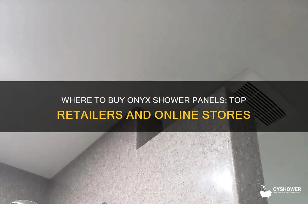 where can i buy onyx shower panels