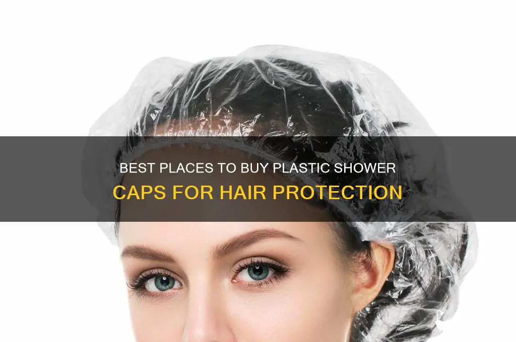 where can i buy plastic shower cap for hair