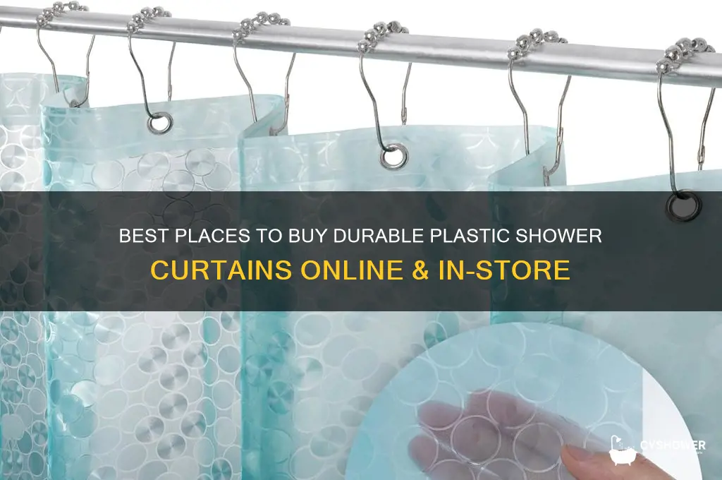 where can i buy plastic shower curtain