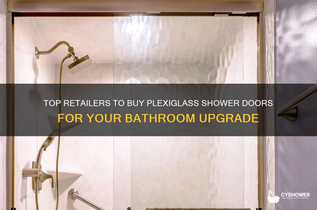 where can i buy plexiglass shower doors