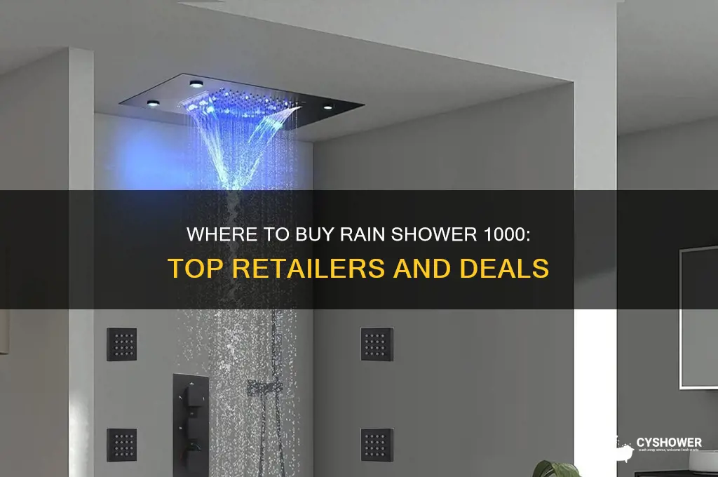 where can i buy rain shower 1000