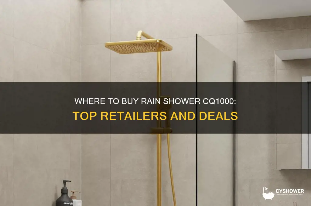 where can i buy rain shower cq1000