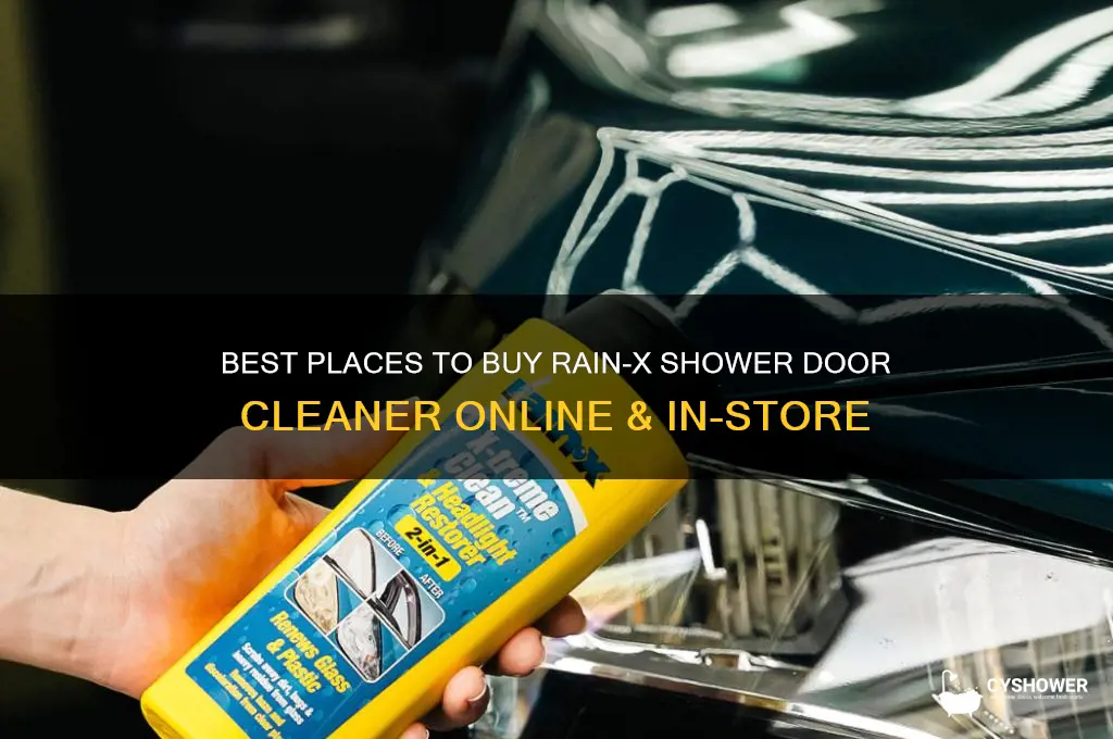 where can i buy rain x shower door cleaner