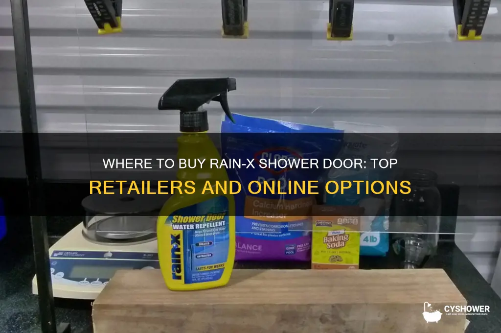 where can i buy rain x shower door