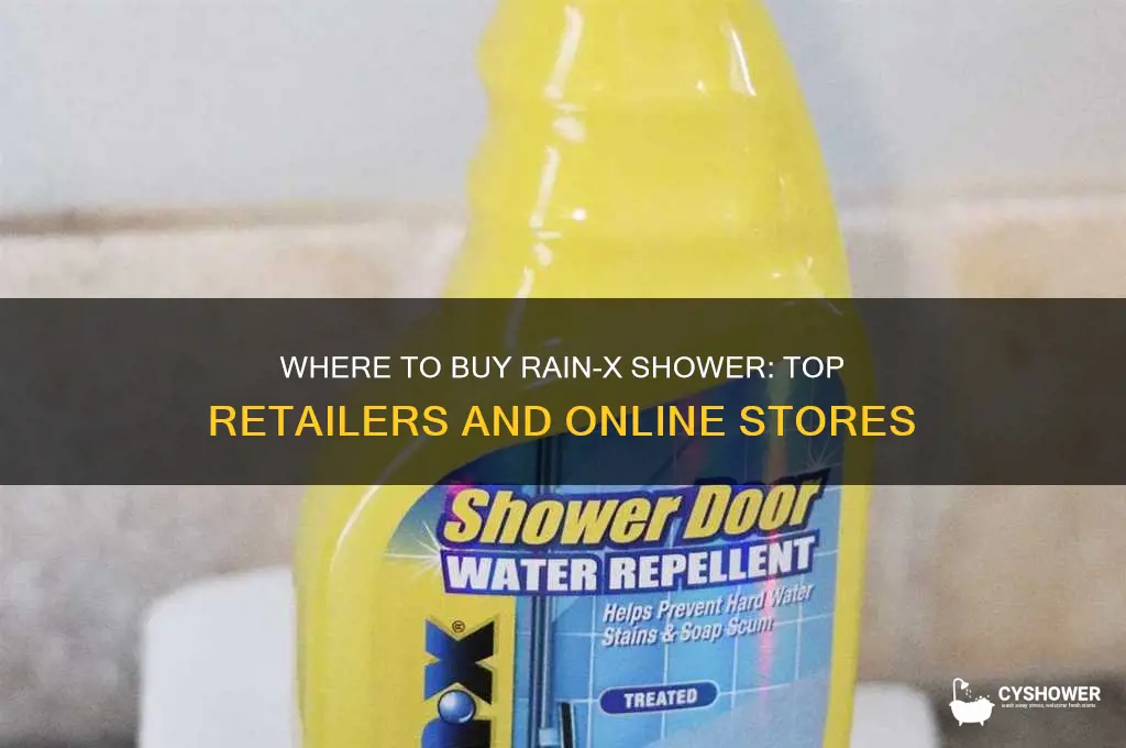 where can i buy rain x shower