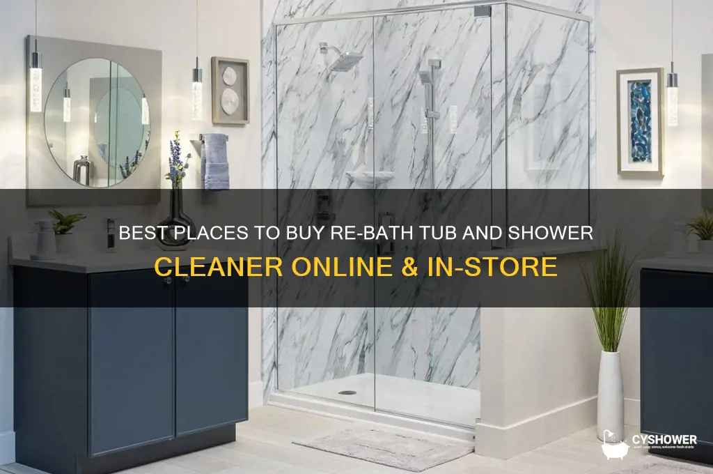 where can i buy re bath tub and shower cleaner