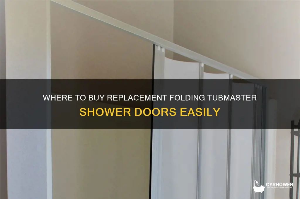 where can i buy replacement folding tubmaster shower door