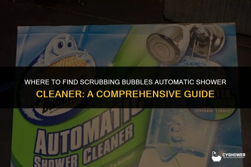 where can i buy scrubbing bubbles automatic shower cleaner
