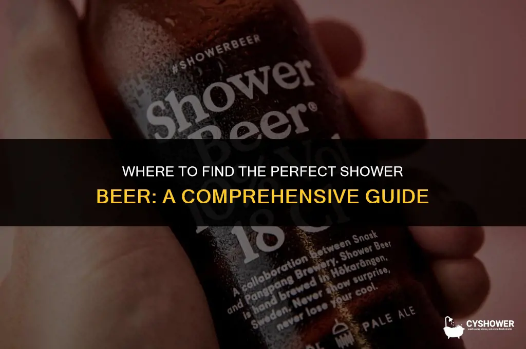 where can i buy shower beer