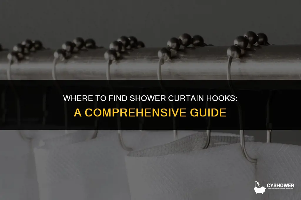 where can i buy shower curtain hooks