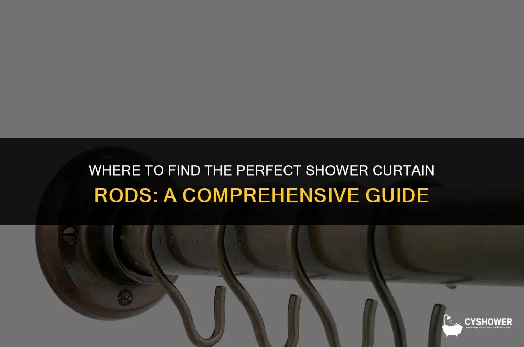 where can i buy shower curtain rods