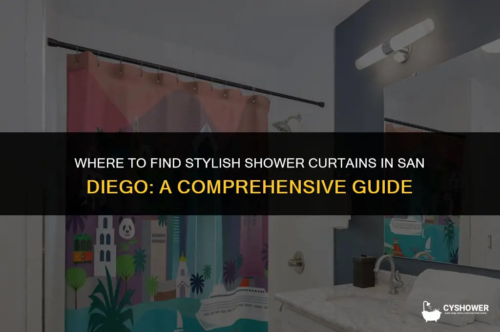 where can i buy shower curtains san diego