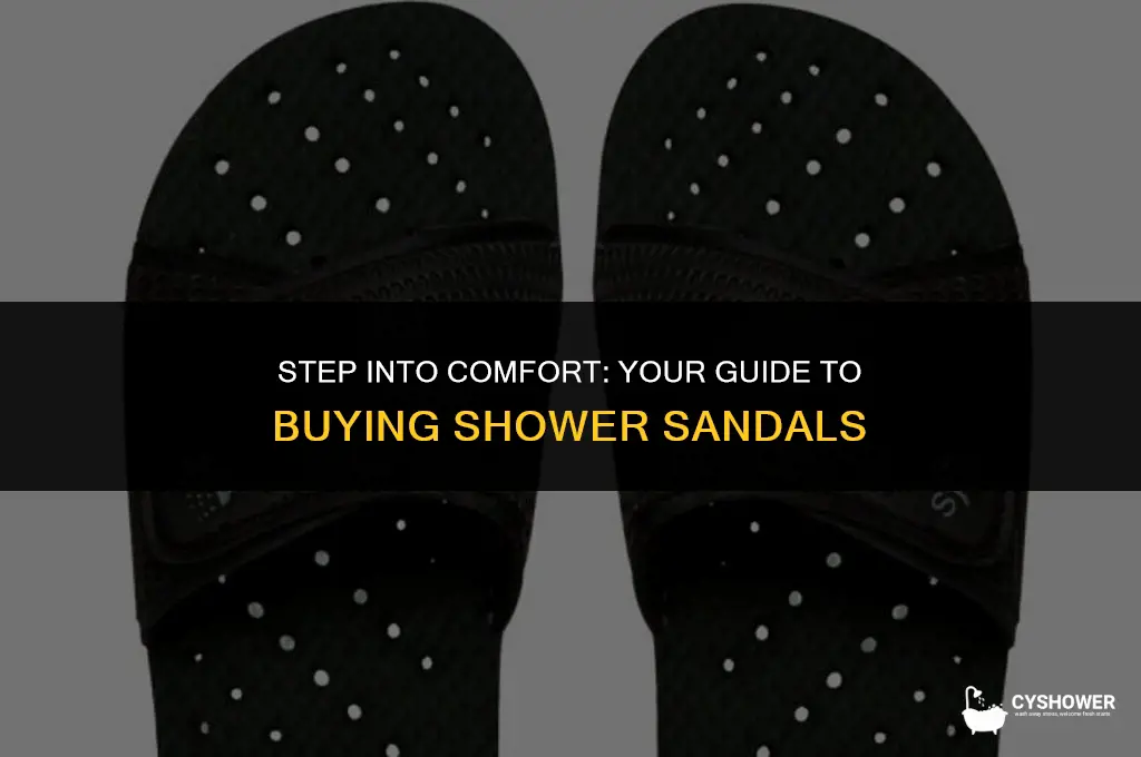where can i buy shower sandals