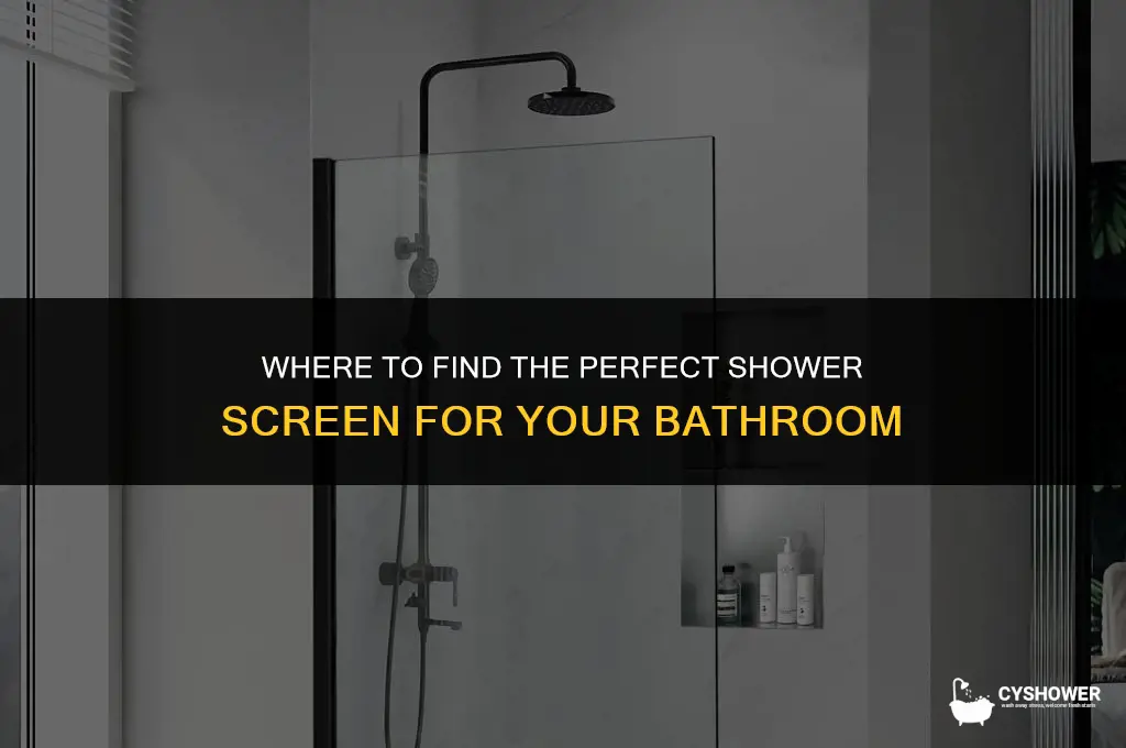 where can i buy shower screens