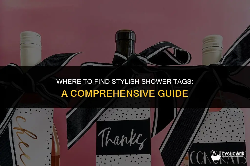 where can i buy shower tags