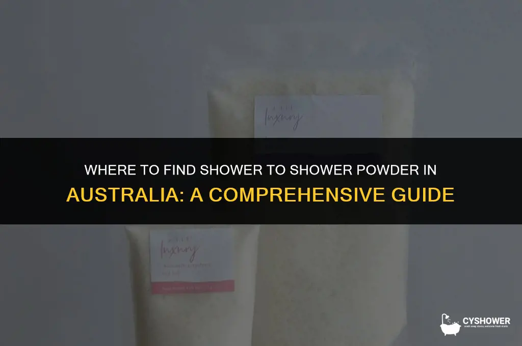 where can i buy shower to shower powder in australia