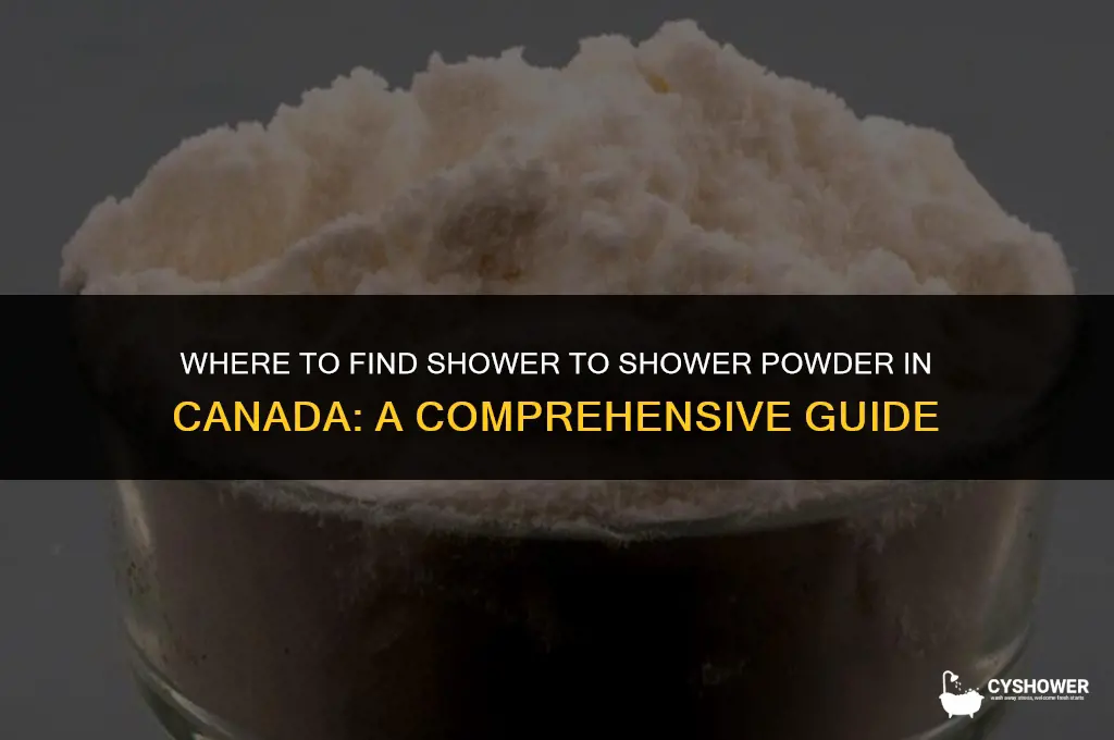 where can i buy shower to shower powder in canada