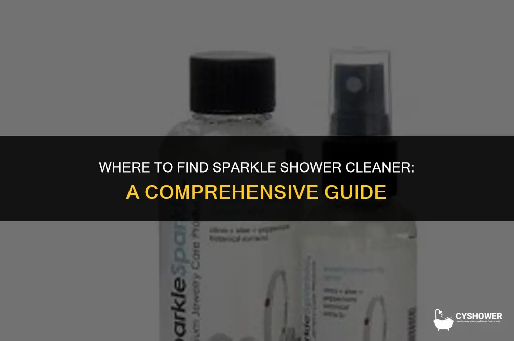 where can i buy sparkle shower cleaner