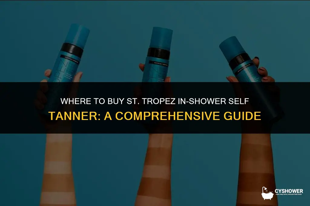 where can i buy st tropez in shower self tanner