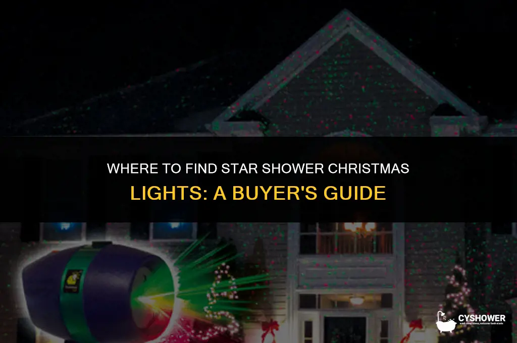 where can i buy star shower christmas lights
