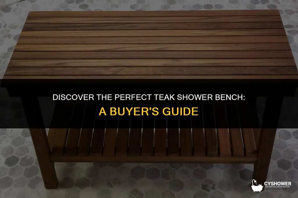 where can i buy teak shower bench