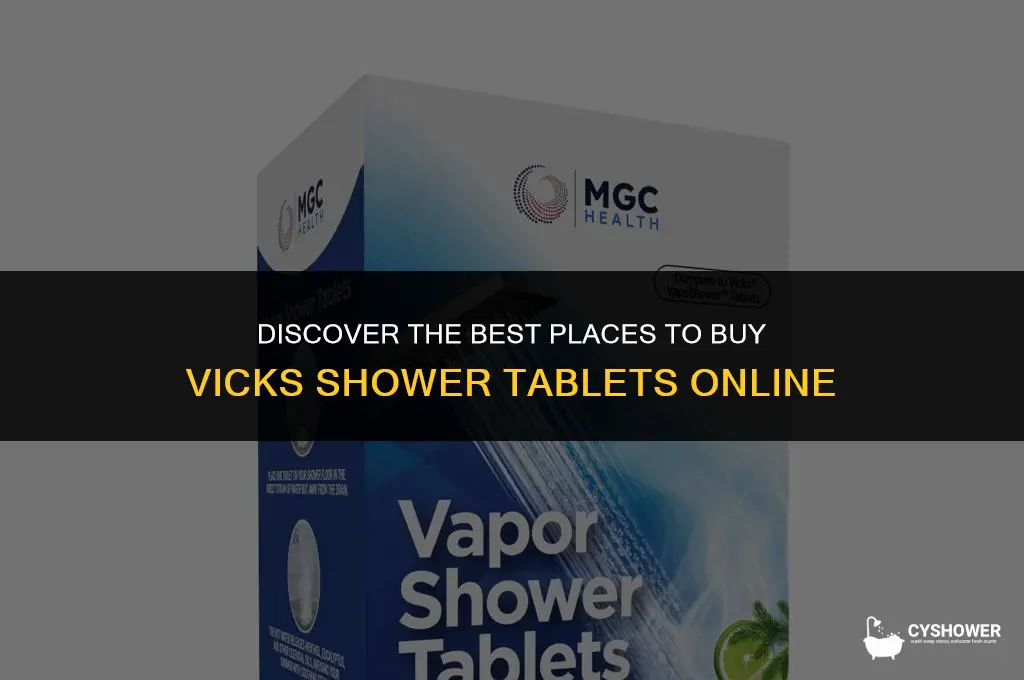 where can i buy vicks shower tablets