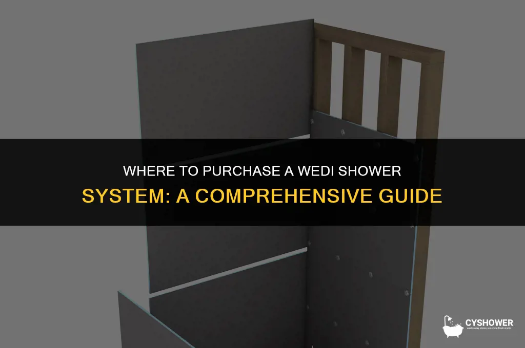 where can i buy wedi shower system