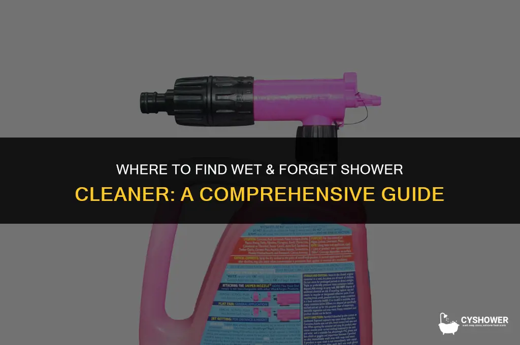 where can i buy wet & forget shower cleaner
