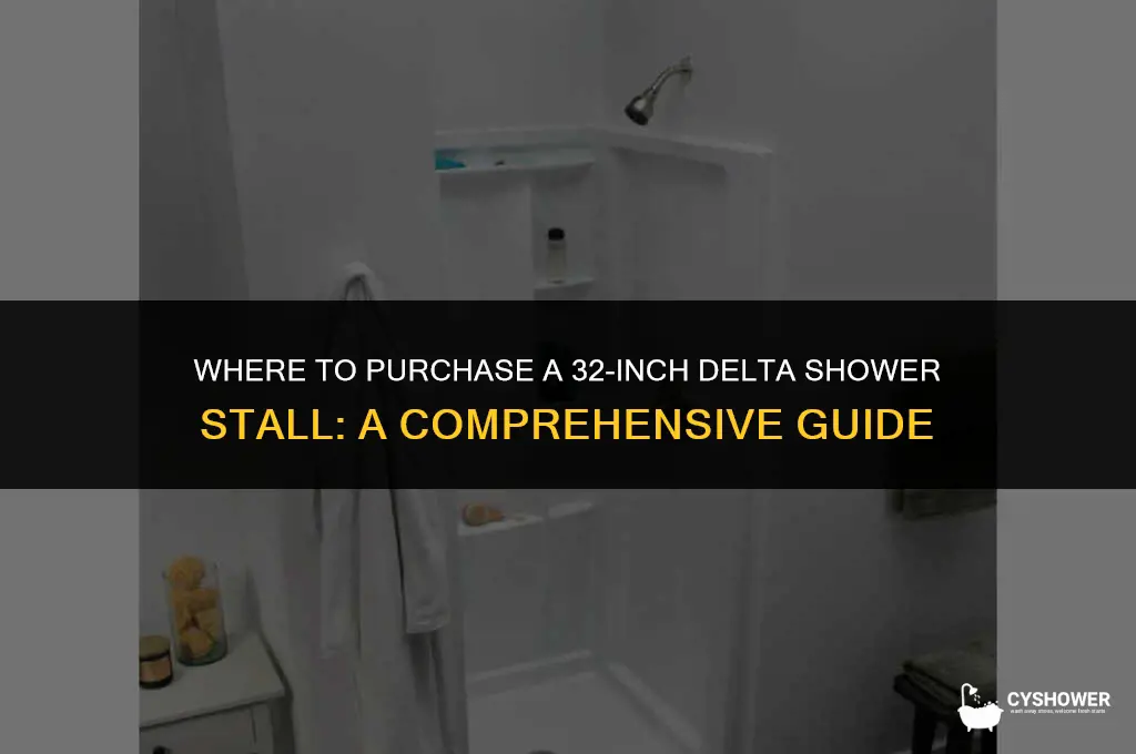 where can i buya 32 delta shower stall