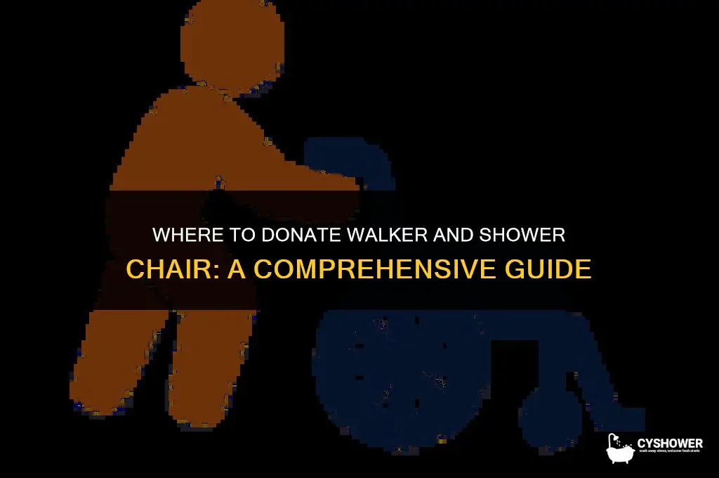 where can i donate a walker and shower chair