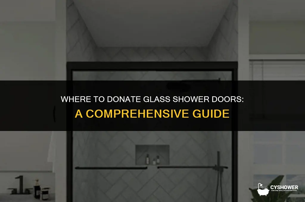 where can i donate glass shower doors