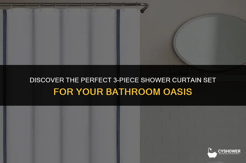 where can i find a 3-piece shower curtains set