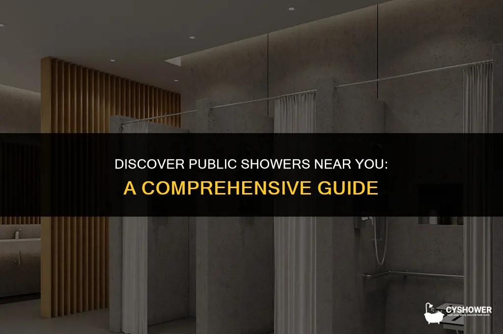 where can i find a public shower