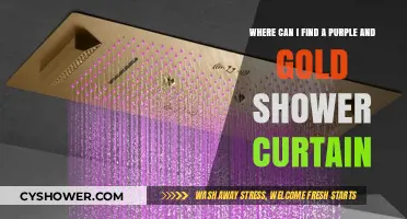 Discover the Perfect Purple and Gold Shower Curtain for Your Bathroom Oasis