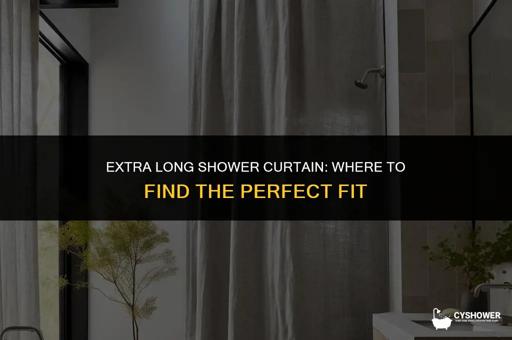 where can i find an extra long shower curtain