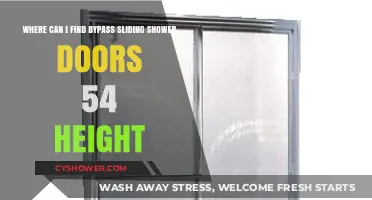 Where to Find Bypass Sliding Shower Doors: 54-Inch Height Options
