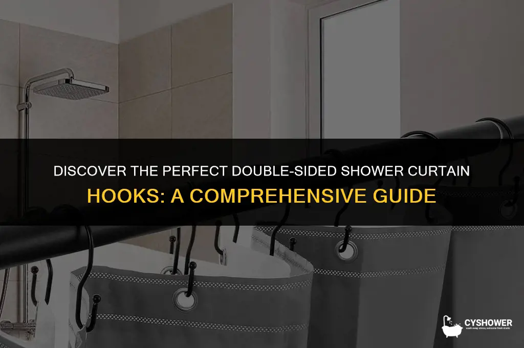 where can i find double sided shower curtain hooks