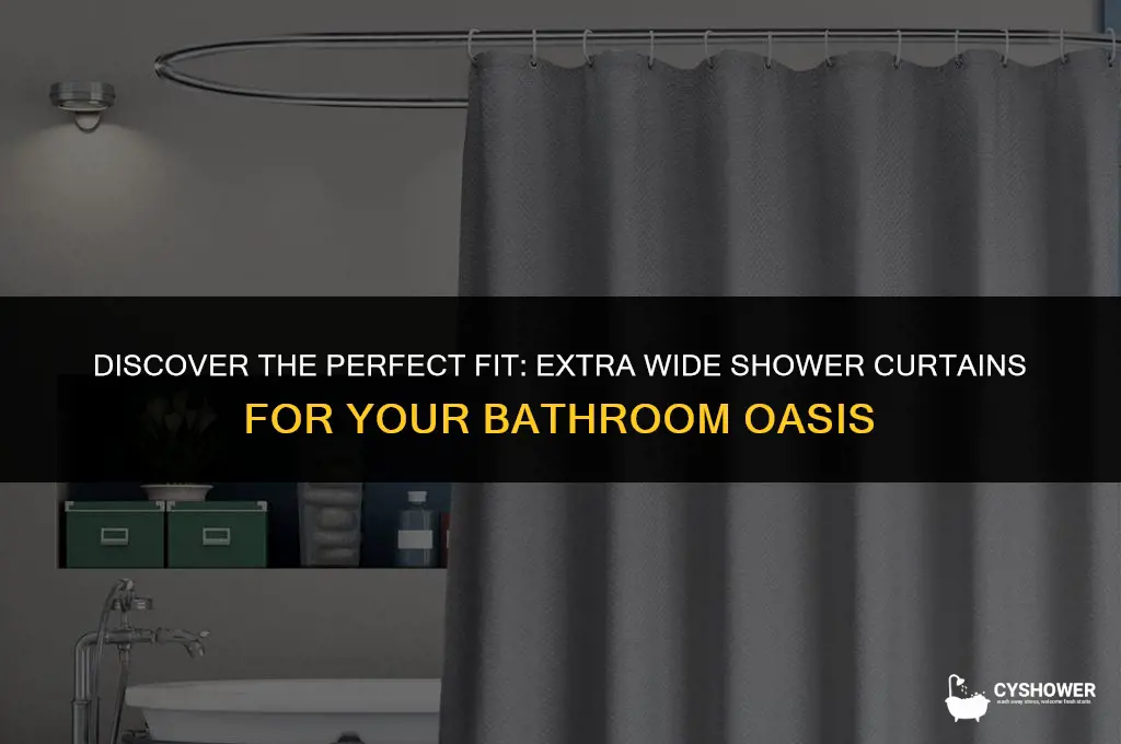 where can i find extra wide shower curtains