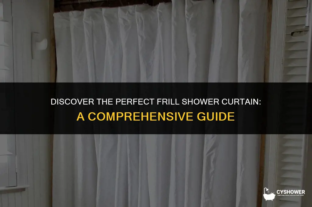 where can i find frill shower curtain