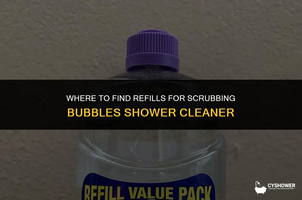 where can i find scrubbing bubbles shower cleaner refill