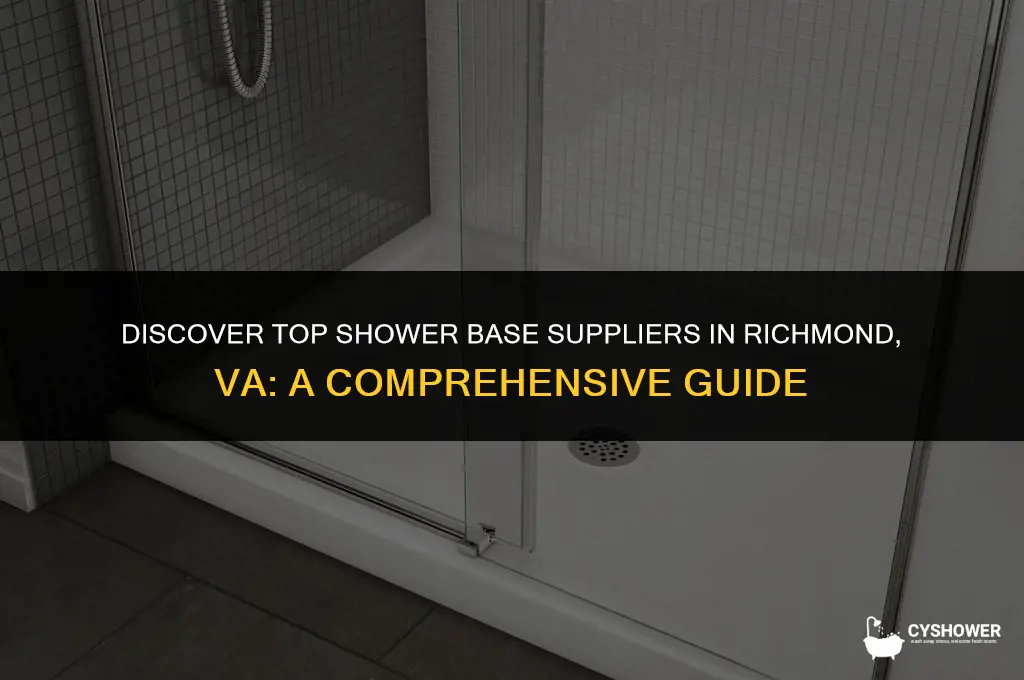 where can i find shower base in richmond va